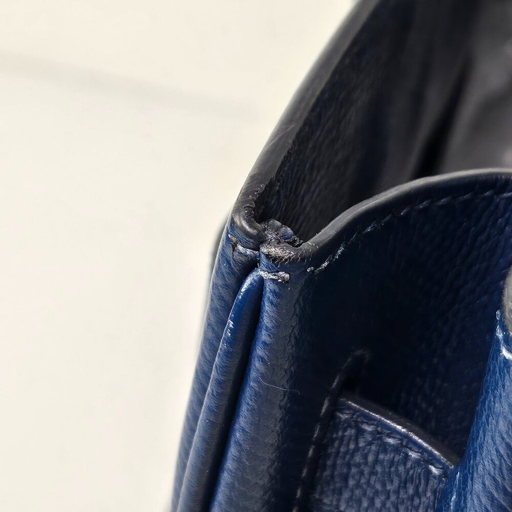SOLD Hermes Birkin 30 Epsom Leather Navy Blue - Picture 10 of 13